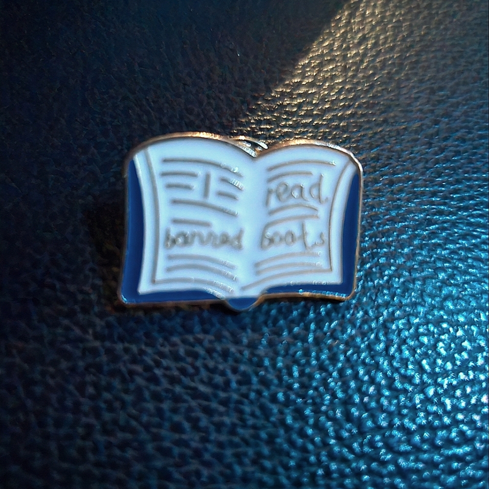 I read banned books pin